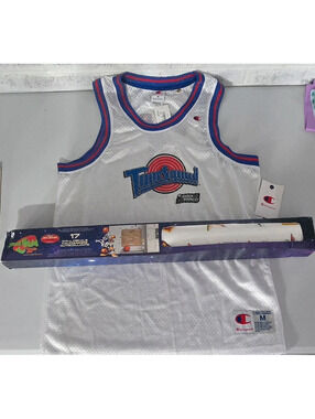 Champion Jersey Bugs #1 & Wall Decals for Space Jam 30th Ann. March Madness Brac